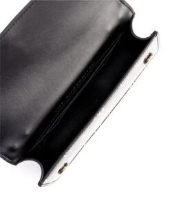 Kurt Geiger London Shoreditch Small Heart Print Leather Crossbody Bag