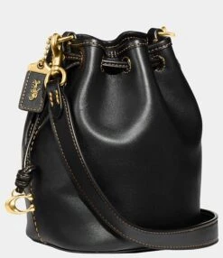 COACH Camila Leather Bucket Crossbody Bag
