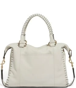 Aimee Kestenberg Ivory Zen Gold Hardware Leather Satchel Bag -Kurt Geiger Shop 00000000 zi db108164 129e 4710 81b0 330ff3c23160 01 ai
