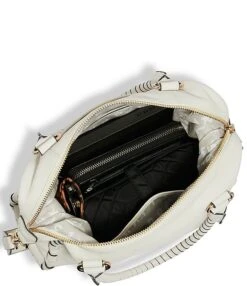 Aimee Kestenberg Ivory Zen Gold Hardware Leather Satchel Bag