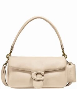 COACH Logo Closure Pillow Leather 26 Tabby Shoulder Bag