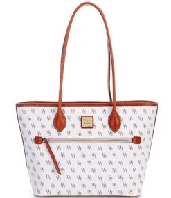 Dooney & Bourke Gretta Collection Signature Logo Print Tote Bag -Kurt Geiger Shop 00000000 zi db937627 15f6 4e97 82a7 a8566cbe11b1