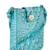 BRAHMIN Melbourne Collection Marley Dusty Blue Crossbody Bag