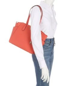 Michael Kors Marilyn Medium Saffiano Leather Top Zip Logo Charm Tote Bag -Kurt Geiger Shop 00000000 zi de4f523b 6eab 4e95 a355 681f256e69ec 03 ai