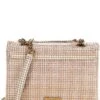 Kurt Geiger London Large Crystal Houndstooth Shoulder Bag
