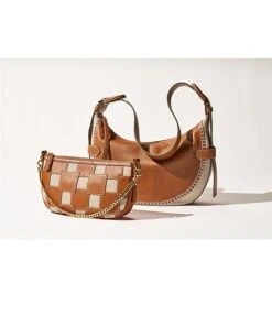 Fossil Jolie Patchwork Baguette Shoulder Bag