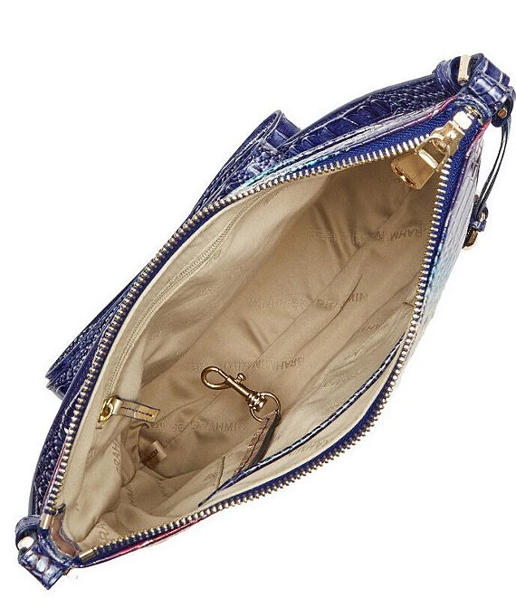 BRAHMIN Ombre Mini Melbourne Collection Summerlight Katie Crossbody Bag 3 BRAHMIN Ombre Mini Melbourne Collection Summerlight Katie Crossbody Bag - Afbeelding 3