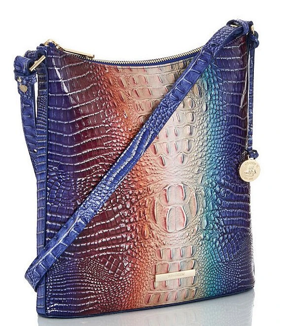 BRAHMIN Ombre Mini Melbourne Collection Summerlight Katie Crossbody Bag 2 BRAHMIN Ombre Mini Melbourne Collection Summerlight Katie Crossbody Bag - Afbeelding 2