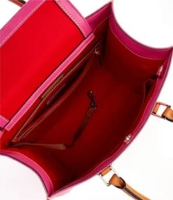 Dooney & Bourke Wexford Leather Janine Satchel Bag