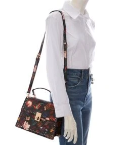 ALDO Gworedan Floral Studded Satchel Bag
