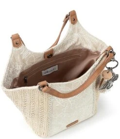 Sakroots Artist Circle Floral Canvas Straw Small Shopper Bag -Kurt Geiger Shop 00000000 zi ecd626f8 d168 4242 a2e1 6b21b3d0390a 01 ai