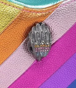 Kurt Geiger London Kensington Rainbow Heart Crossbody Bag