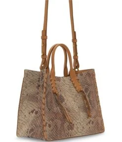 Lucky Brand Rysa Leather Snake Print Satchel Bag -Kurt Geiger Shop 00000000 zi edfef9a2 43d3 48ed 9176 e48f590ab442 03 ai