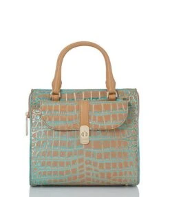BRAHMIN Fremont Collection Small Caroline Mineral Blue Satchel Bag 5 BRAHMIN Fremont Collection Small Caroline Mineral Blue Satchel Bag -Kurt Geiger Shop 00000000 zi eed7a360 4406 4cc9 8341 f7fac4c9d7c6
