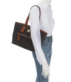 Dooney & Bourke Pebble Grain Leather Small Tote Bag -Kurt Geiger Shop 00000000 zi f66396e7 7c36 45bf 8d8a 1833008d6977 03 ai