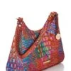 BRAHMIN Melbourne Collection Esme Rainbow Fish Shoulder Bag