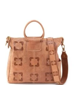 HOBO Sheila Tan Floral Leather Large Satchel Bag 7 HOBO Sheila Tan Floral Leather Large Satchel Bag -Kurt Geiger Shop 00000000 zi f7abd763 8fcf 42a2 8be4 1f2903c6352c