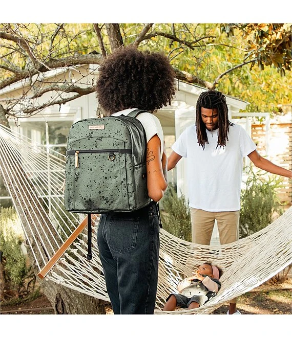 Petunia Pickle Bottom Olive Ink Blot 2-in-1 Provisions Backpack Diaper Bag 1 Petunia Pickle Bottom Olive Ink Blot 2-in-1 Provisions Backpack Diaper Bag