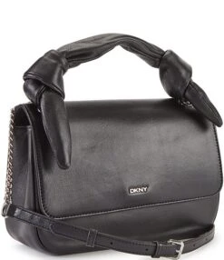 DKNY Sophie Vegan Leather Knot Shoulder Bag