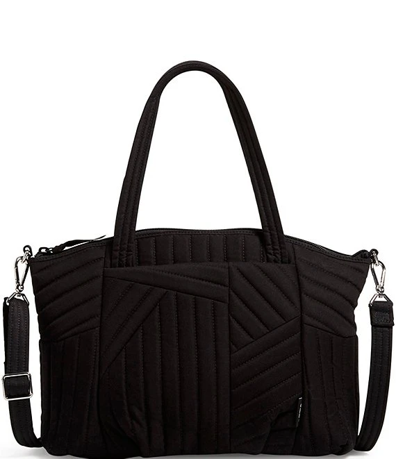 Vera Bradley Recycled Cotton Pleated Multi-Strap Satchel Bag 3 Vera Bradley Recycled Cotton Pleated Multi-Strap Satchel Bag - Afbeelding 3