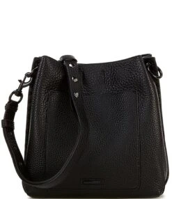 REBECCA MINKOFF Darren Pebbled Leather Studded Shoulder Bag -Kurt Geiger Shop 00000000 zi ffc101d9 f8d1 4c27 8304 f8d08ae6b210 01 ai
