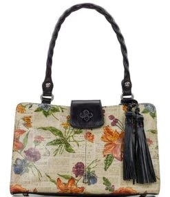 Patricia Nash Rienzo Parisian Newspaper Floral Satchel Bag -Kurt Geiger Shop 00000001 zi 0e8740e0 aea1 48cd a6e4 a3c1ea79ad0e