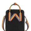 Fjallraven Patch Logo Kanken Rainbow Handle Sling Bag