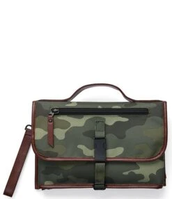 DockATot Luxe Diaper Changer Camo Print Canvas Clutch