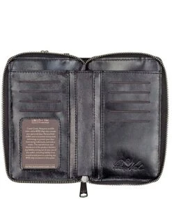 Patricia Nash Pertina Parisian Newspaper Floral Frame Crossbody Pouch