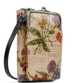 Patricia Nash Pertina Parisian Newspaper Floral Frame Crossbody Pouch -Kurt Geiger Shop 00000001 zi 94b43c97 433e 44c1 83df ee4a7546ce45 04 ai