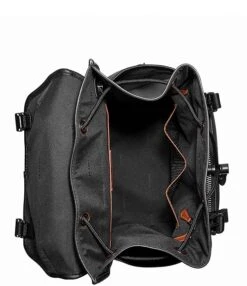 COACH League Flap Leather Backpack