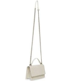 Betsey Johnson Beaded Pearl Detail Convertible Shoulder Bag