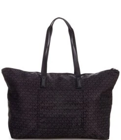 Michael Kors Jet Set Black Signature Logo Travel Large Packable Tote Bag -Kurt Geiger Shop 00000001 zi b8c1d141 96f9 4e96 94f5 94c538a3ccba 01 ai