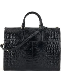 BRAHMIN Melbourne Collection Laptop Business Tote Bag -Kurt Geiger Shop 00000001 zi black03929172 01 ai