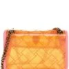 Kurt Geiger London Vinyl Color Blocked Mini Kensington Crossbody Bag