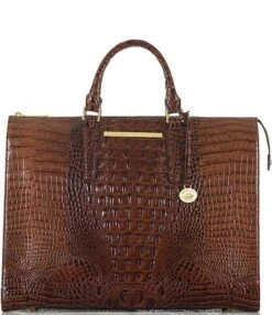BRAHMIN Melbourne Collection Laptop Business Tote Bag -Kurt Geiger Shop 00000001 zi pecan03929172