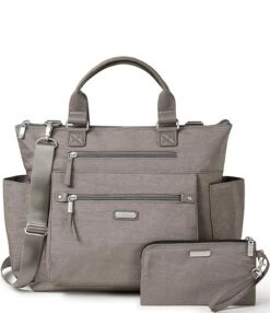 Baggallini 3-in-1 Convertible Backpack With RFID Phone Wristlet -Kurt Geiger Shop 00000001 zi sterling shimmer05841987