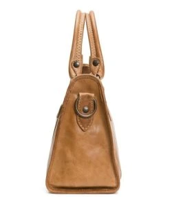 Frye Melissa Washed Leather Satchel Bag -Kurt Geiger Shop 04309920 zi beige 02 ai
