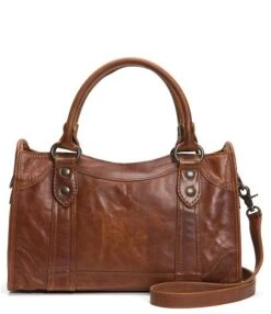 Frye Melissa Washed Leather Satchel Bag -Kurt Geiger Shop 04309920 zi cognac