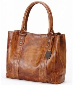 Frye Melissa Washed Leather Tote Bag -Kurt Geiger Shop 04504675 zi cognac 02 ai