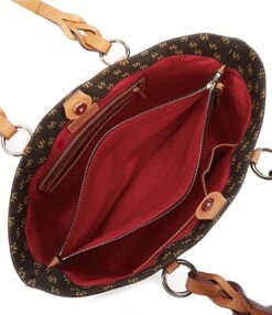 Dooney & Bourke Blakely Collection Signature Logo Tammy Canvas Tote Bag -Kurt Geiger Shop 05281853 zi brown tmoro 02 ai