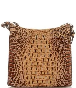 BRAHMIN Melbourne Collection Katie Crocodile-Embossed Crossbody Bag 11 BRAHMIN Melbourne Collection Katie Crocodile-Embossed Crossbody Bag -Kurt Geiger Shop 05493453 zi toasted almond 01 ai