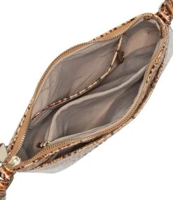 BRAHMIN Melbourne Collection Katie Crocodile-Embossed Crossbody Bag 9 BRAHMIN Melbourne Collection Katie Crocodile-Embossed Crossbody Bag -Kurt Geiger Shop 05493453 zi toasted almond 02 ai