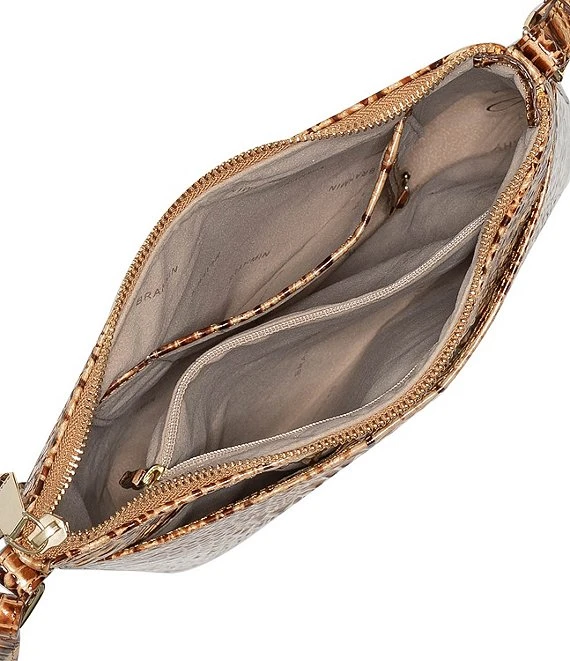 BRAHMIN Melbourne Collection Katie Crocodile-Embossed Crossbody Bag 4 BRAHMIN Melbourne Collection Katie Crocodile-Embossed Crossbody Bag - Afbeelding 4