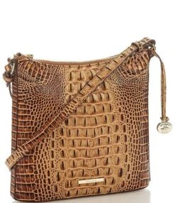 BRAHMIN Melbourne Collection Katie Crocodile-Embossed Crossbody Bag 10 BRAHMIN Melbourne Collection Katie Crocodile-Embossed Crossbody Bag -Kurt Geiger Shop 05493453 zi toasted almond 03 ai