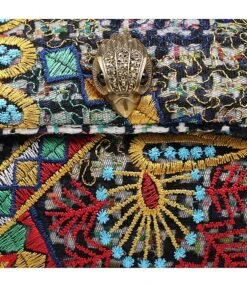 Kurt Geiger London Tweed Mini Kensington Shoulder Bag