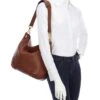 Kelly-Tooke Harley Tassel Hobo Leather Snap Shoulder Bag