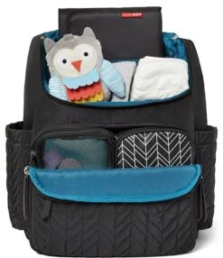 Skip Hop Forma Quilted Backpack Diaper Bag -Kurt Geiger Shop 05820602 zi black 02 ai